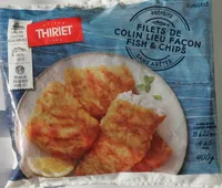 Filets de colin lieu façon fish & chips