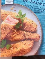 Filets de saumon panés