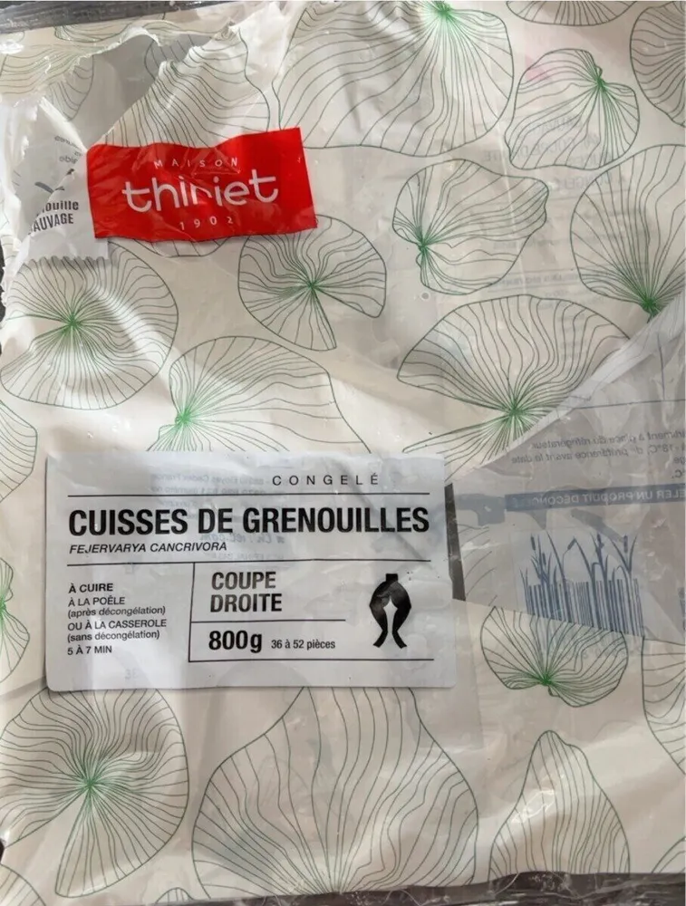Cuisses de grenouilles coupe droite