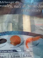 Mélange de moules, noix de st Jacques et crevettes