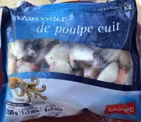Morceaux de poulpe cuit
