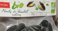 Moules de Bouchot entières bio