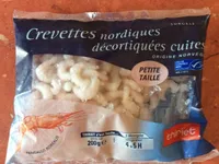 Crevettes nordiques decortiquees cuites