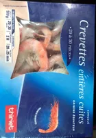 Crevette entieres cuites