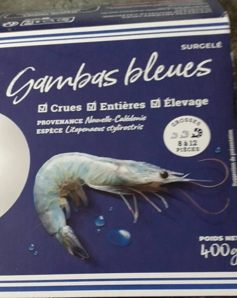 Gambas bleus