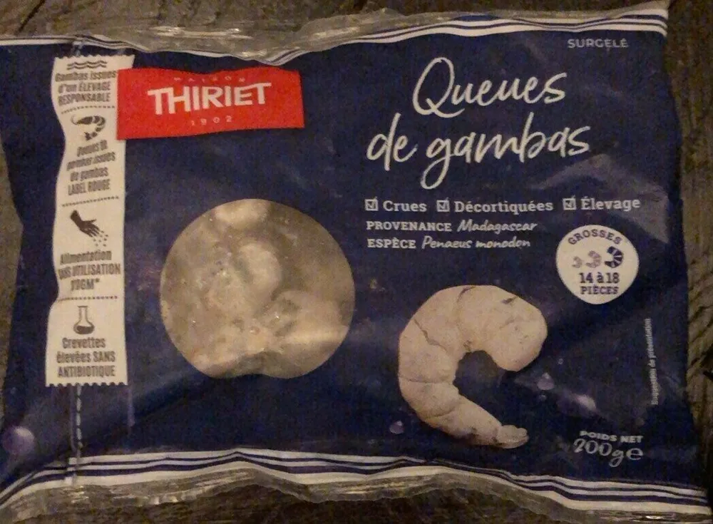 Queues de gambas