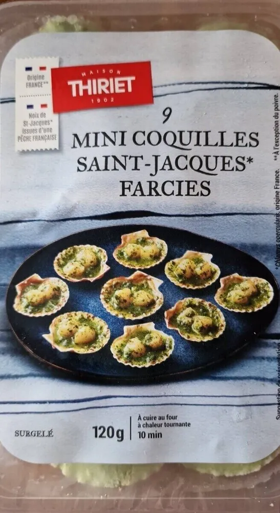 Mini-coquilles Saint-Jacques farcies