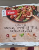 Poêlée de marrons pommes de terre girolles et cèpes