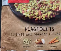 Flageolets cuisinés aux oignons et carottes