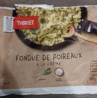 Fondue de poireaux à la creme