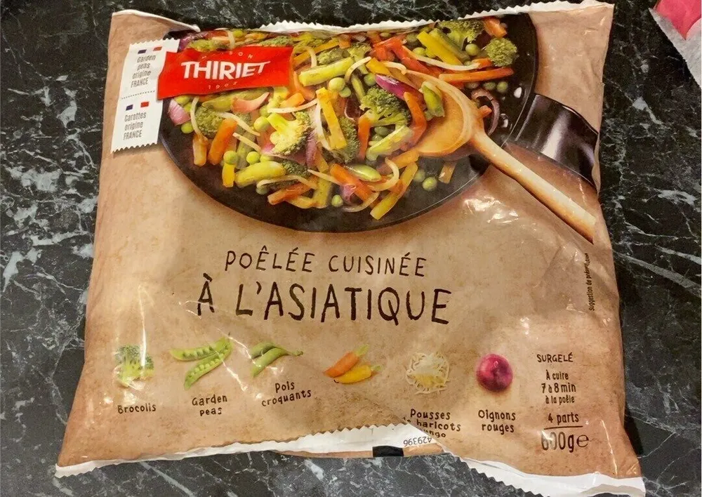 Poêlée cuisinée à l’asiatique