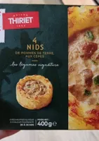 Nids pommes de terre aux cèpes