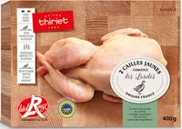 Cailles jaunes fermières des Landes