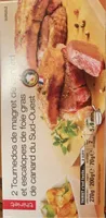 Tournedos de magret de canard et escalopes de foie gras
