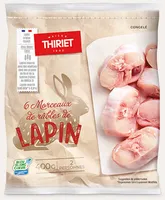 6 Morceaux de râbles de lapin