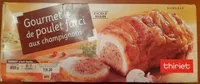 Gourmet de poulet farci aux champignons