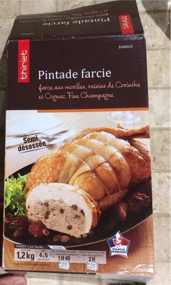 Pintade farcie
