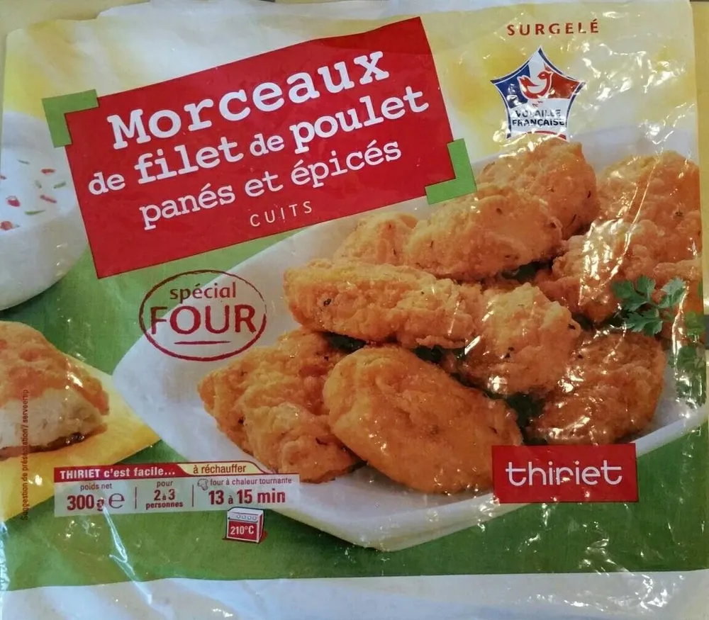 Morceaux de Filet de Poulet Pané et Épicé