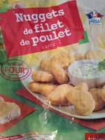 Nuggets de filet de poulet cuits