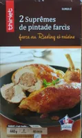 Suprêmes de pintade farcis