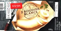 2 boudins blancs au foie de canard