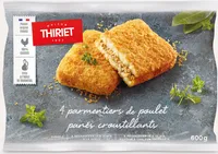 4 Parmentiers de poulet panés croustillants