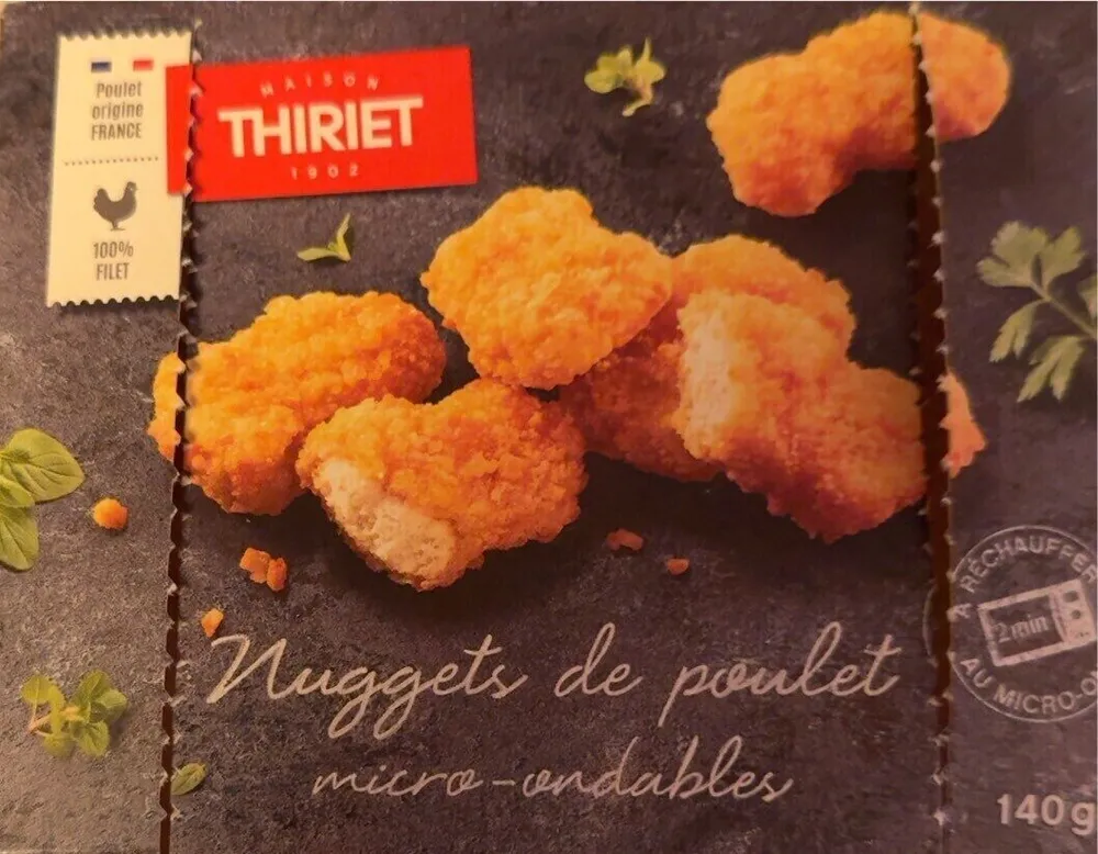 Nuggets de poulet micro-ondables