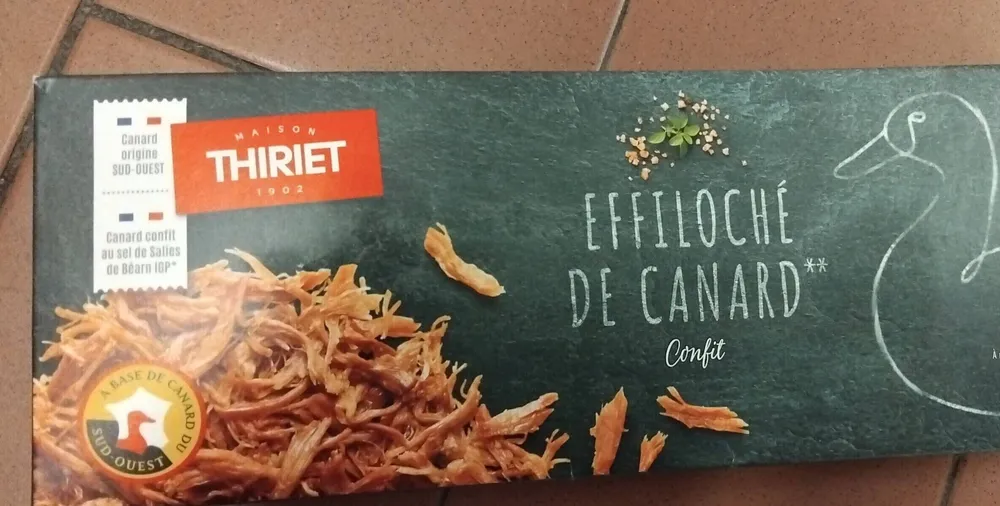 Effiloché de canard confit