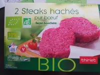 Steaks hachés pur bœuf bio