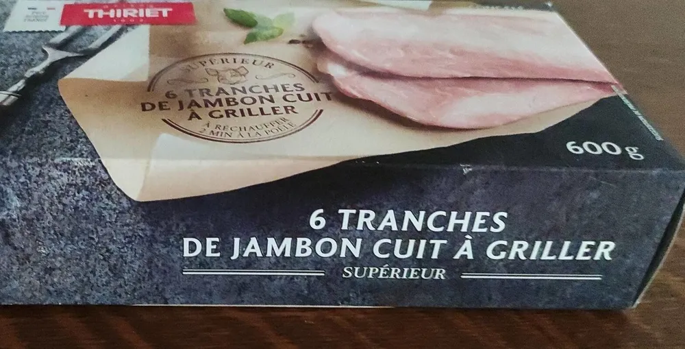 Jambon cuit à griller