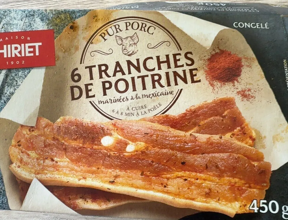 Tranches de poitrine