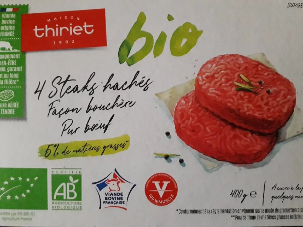 4 steaks hachés