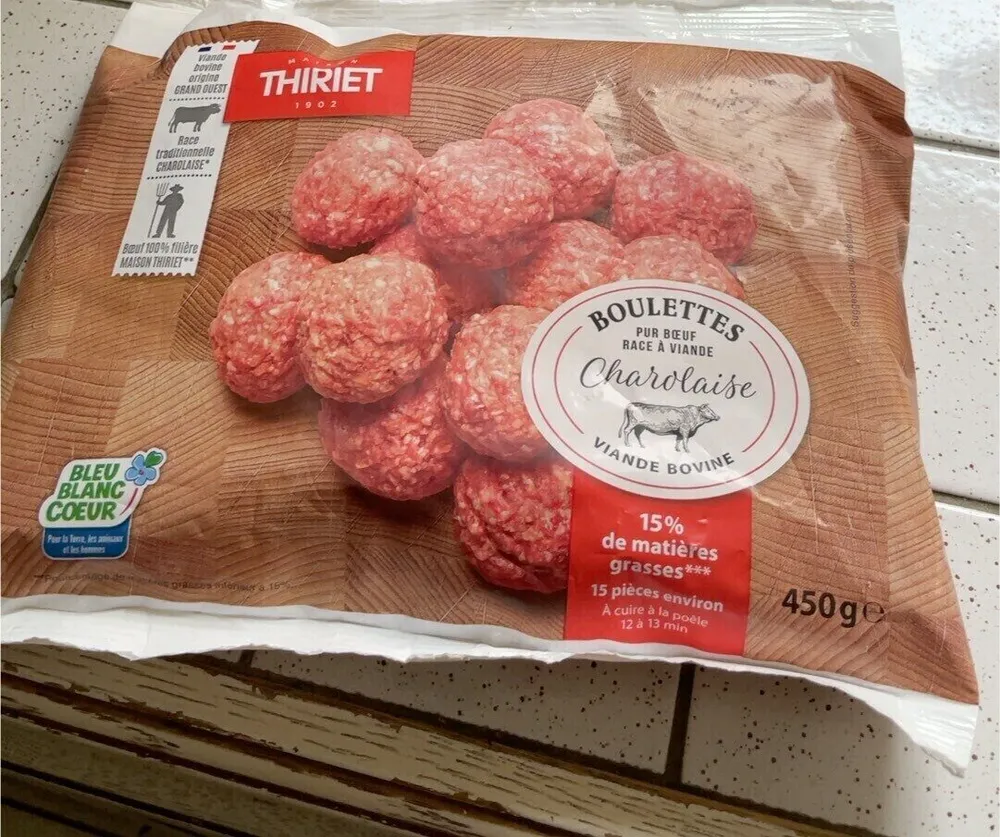 Boulettes pur bœuf - race Charolaise