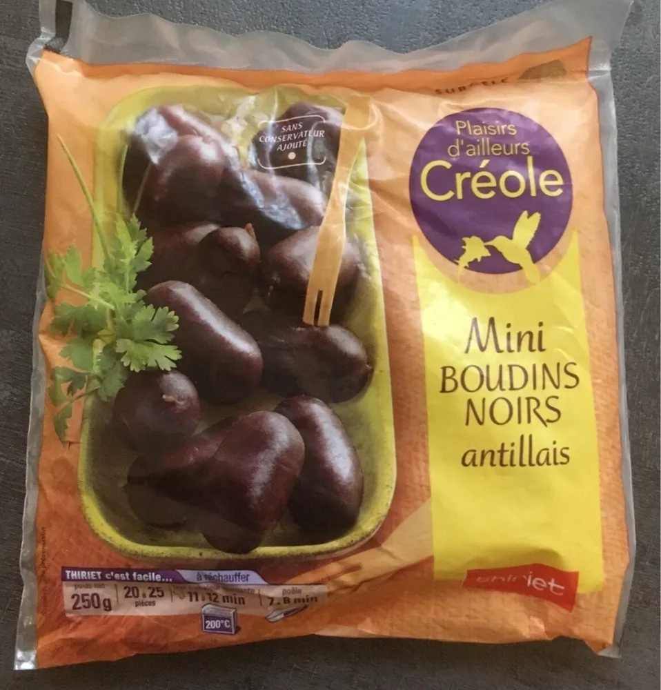 Boudins Noirs Antillais
