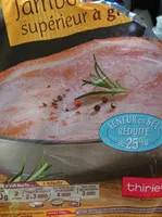 Jambon cuit supérieur à griller