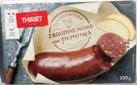 2 boudins noirs aux pommes