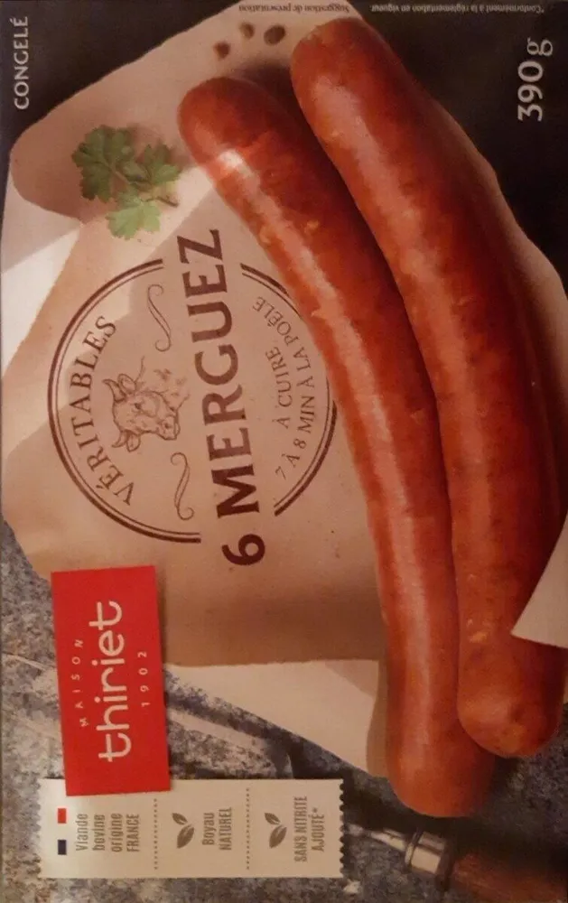 Véritables merguez