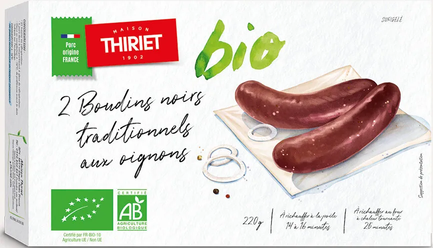 Boudins noirs traditionnels aux oignons
