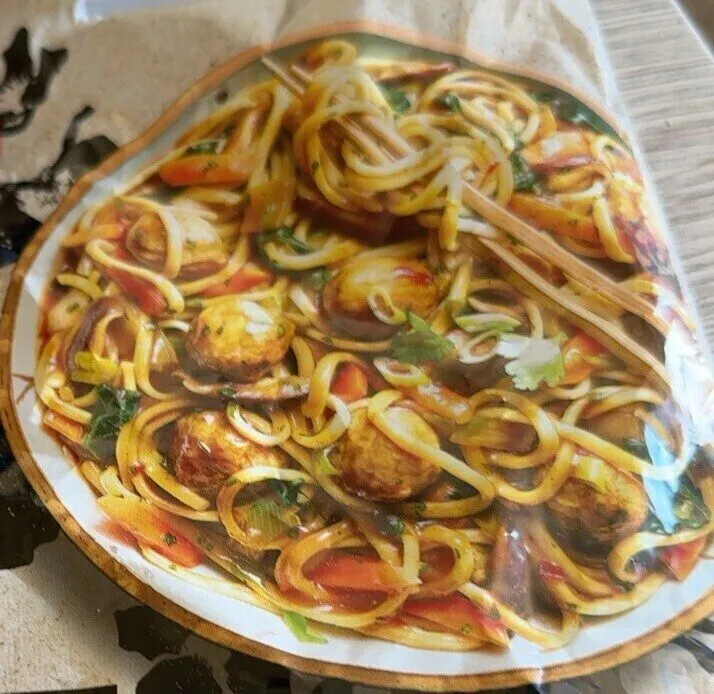 Boulettes poulet nouilles ramen