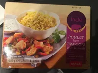 Poulet facon Tandori Et Riz Basmati
