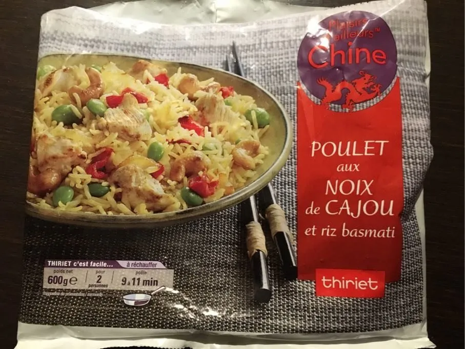 Poulet Aux Noix De Cajou Et Riz Basmati