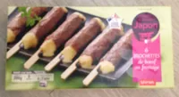 6 Brochettes de boeuf au fromage