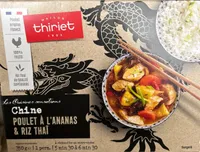 Poulet Ananas et riz thaï
