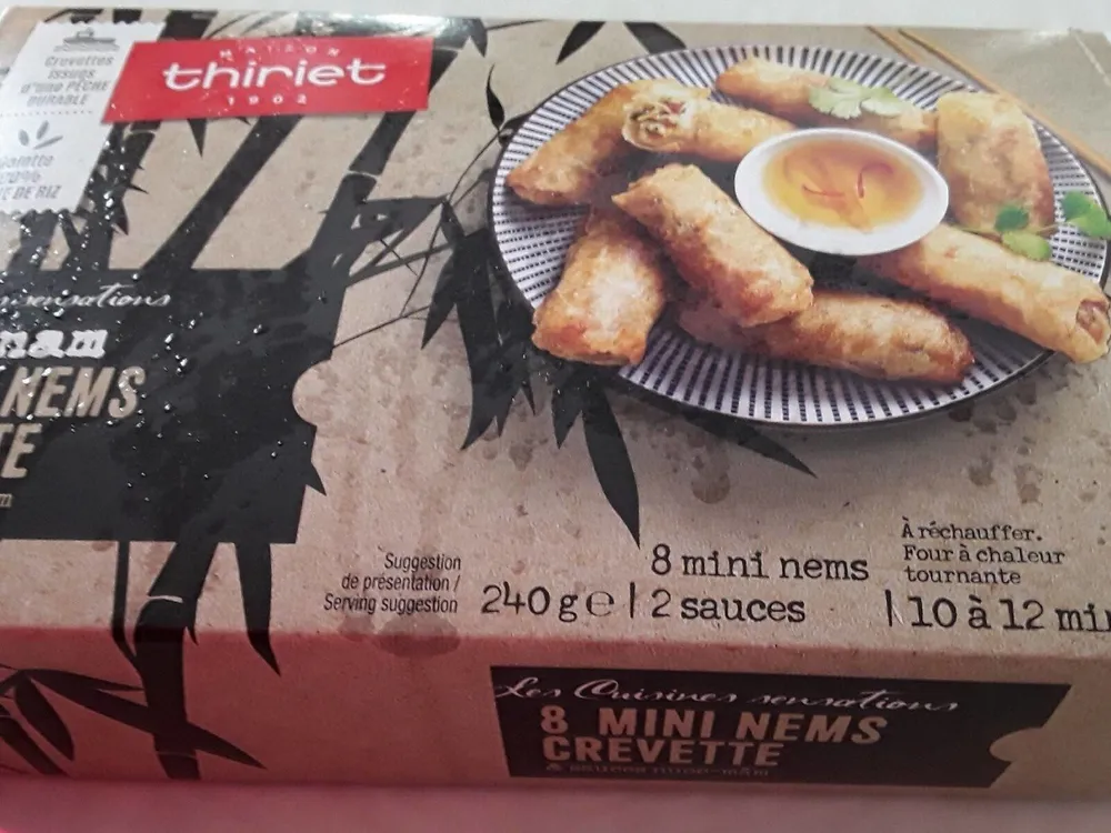 Mini nems crevette