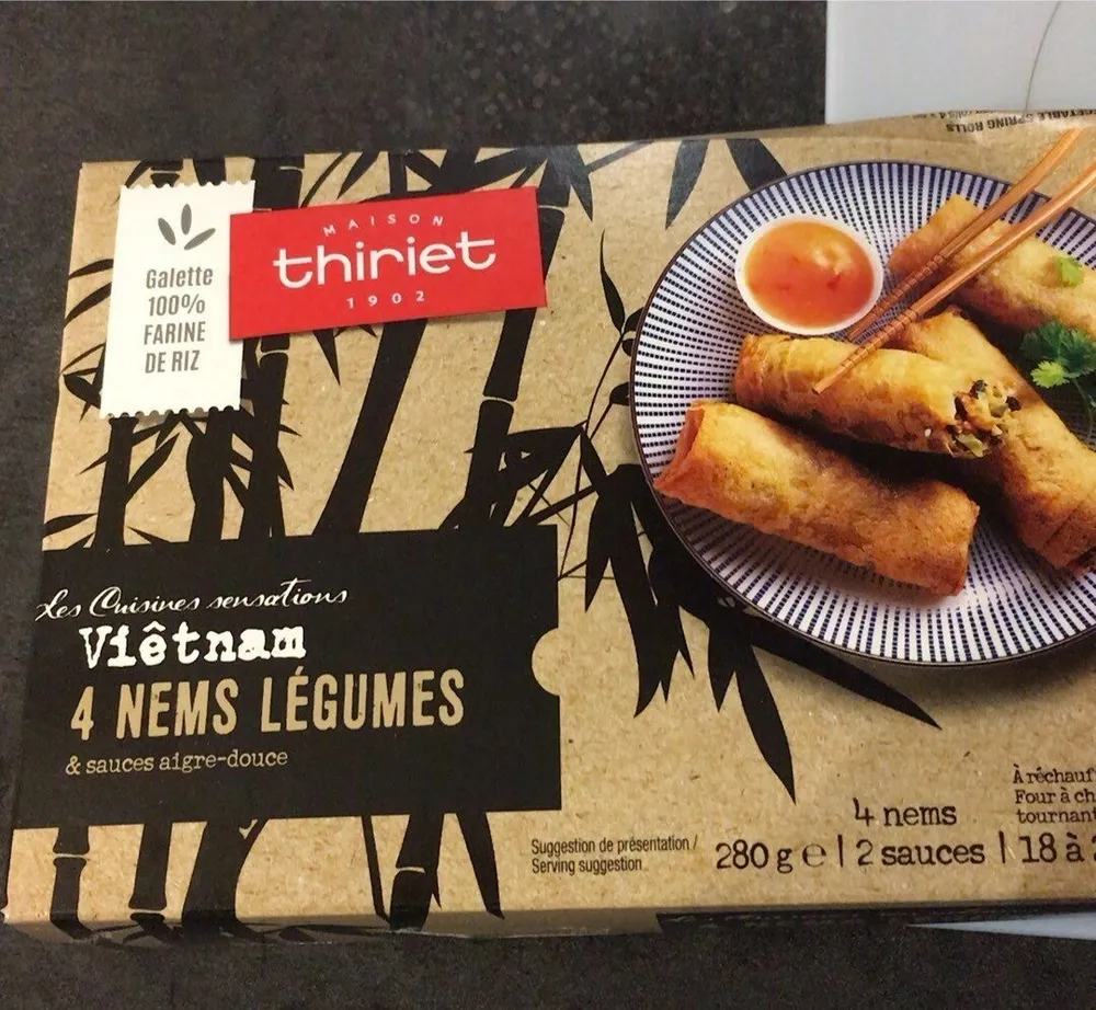 Nems aux legumes