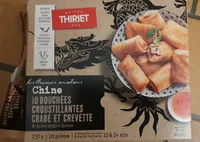 10 bouchées croustillantes crabe et crevette