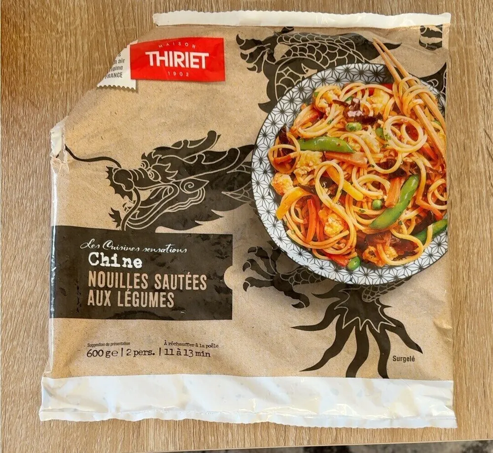 Nouilles sautées aux légumes