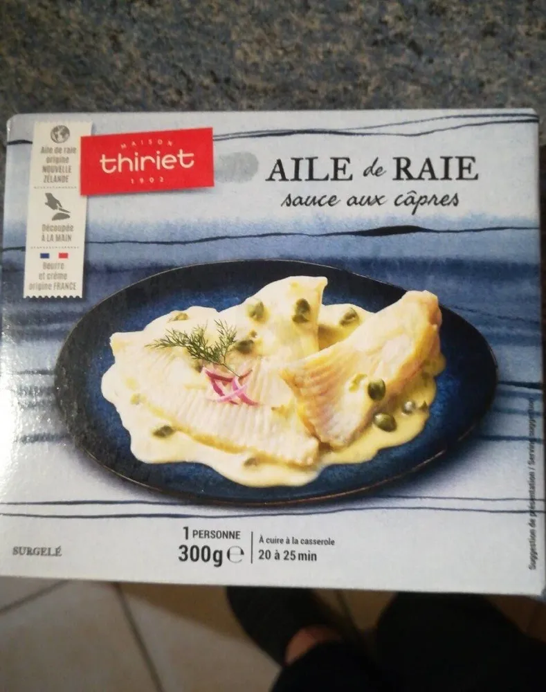 Aile de raie, sauce aux câpres