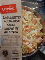 Lasagnettes au saumon sauce crémeuse au citron