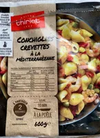 Conchiglies crevettes à la méditerranéenne